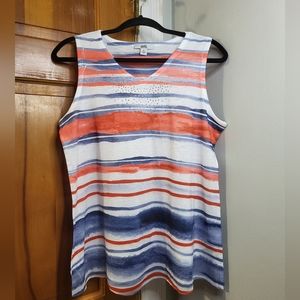 Croft & Barrow Women's Adorned Tank Top